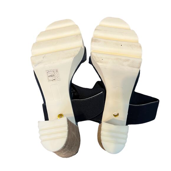 Gidigio Navy Blue Platform Heels shoes - Picture 9 of 10